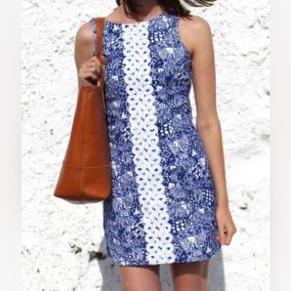Lilly Pulitzer for Target Blue and White Mini Dress